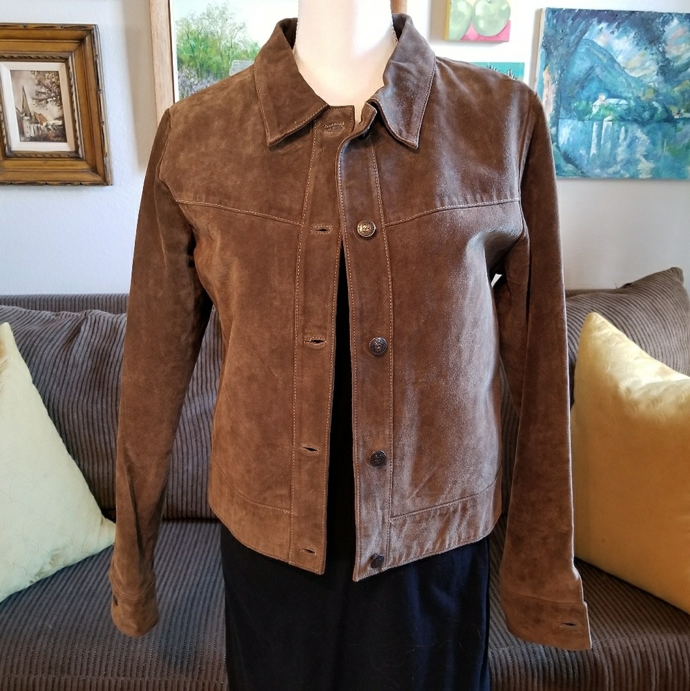 BILLABONG Suede Jacket Women's L